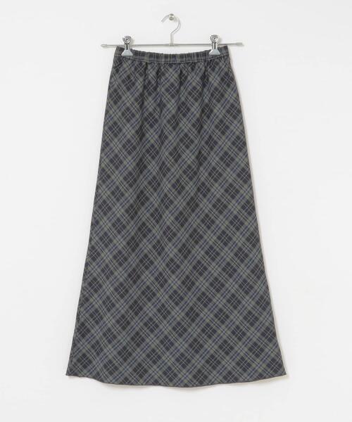 KBF(ケイビーエフ)の「チェックナロースカート(スカート・レディース・レッド系その他/ブルー系その他/ブラウン系その他/ネイビー・ONE)」の11枚目の写真