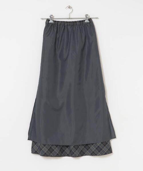 KBF(ケイビーエフ)の「チェックナロースカート(スカート・レディース・レッド系その他/ブルー系その他/ブラウン系その他/ネイビー・ONE)」の8枚目の写真