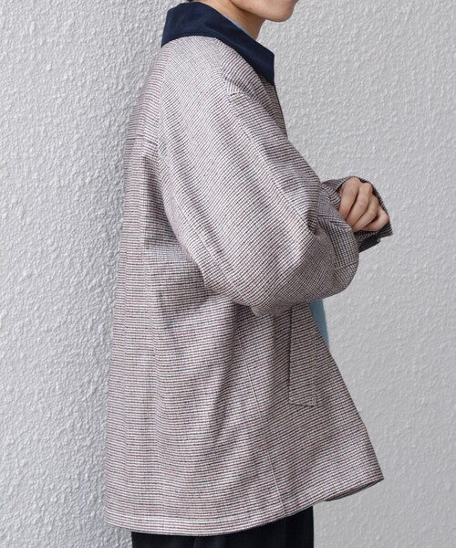 セール】【SHIPS any別注】Bollington: ウールサキソニー チェック