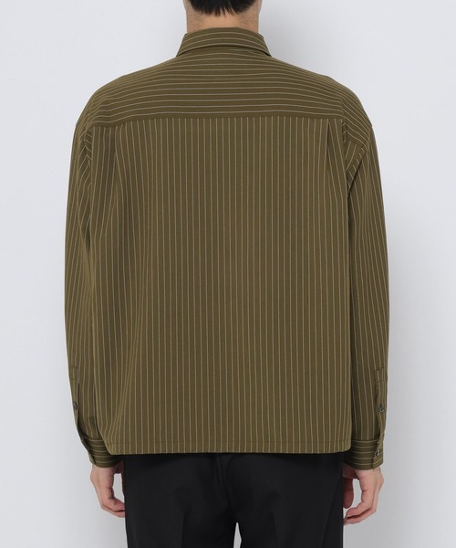 HARE（ハレ）の「【SET UP対応】コードストライプシャツ(HARE)（シャツ/ブラウス・メンズ・ブラック/グレー/グリーン・FREE）」の19枚目の写真