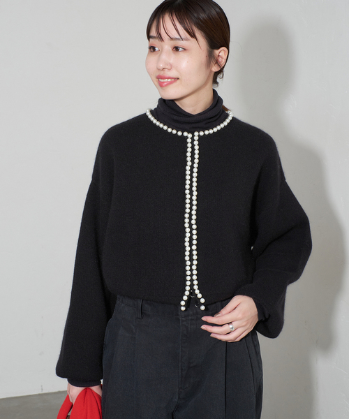 パールカーディガン（カーディガン/ボレロ）｜SLOBE IENA