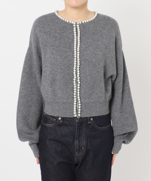 【IENA LA BOUCLE】PANNOパールカーディガン IENA LA BOUCLE】PANNOパールカーディガン