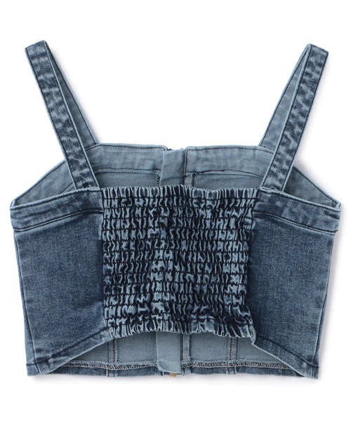 by LOVEiT（バイラビット）の「デニムビスチェ（ベスト・キッズ・ブルー/グレー・160cm/140cm/150cm/120cm/130cm）」の8枚目の写真