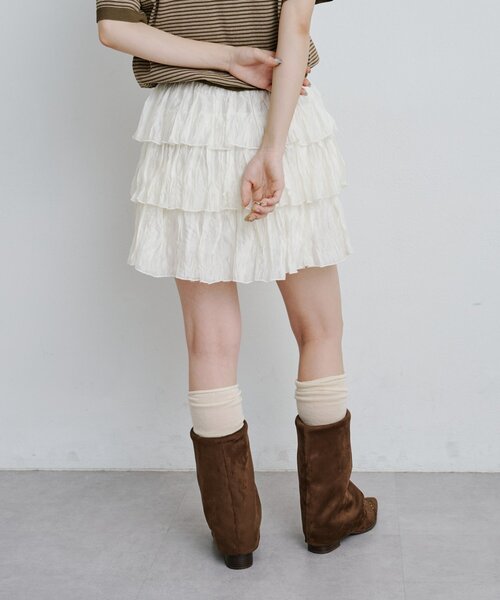 Kastane（カスタネ）の「マルチウェイカバーブーツ（ブーツ・レディース・ダークブラウン/ベージュ・38/37/36）」の19枚目の写真