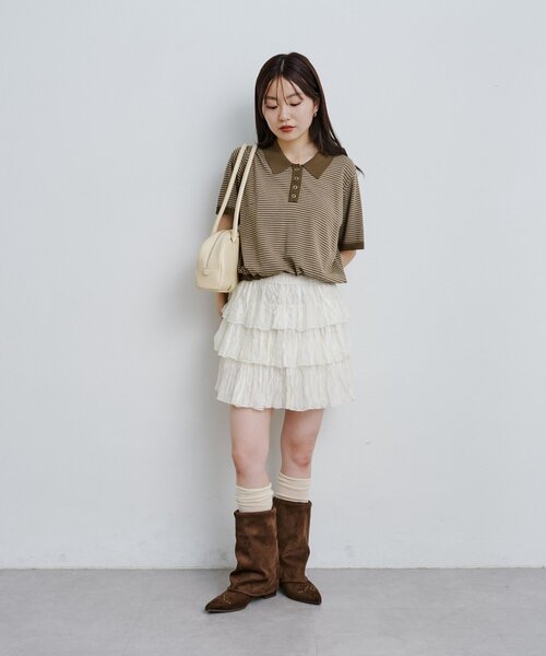 Kastane（カスタネ）の「マルチウェイカバーブーツ（ブーツ・レディース・ダークブラウン/ベージュ・38/37/36）」の20枚目の写真