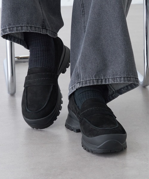 PADRONE（パドローネ）の「【PADRONE】884C Vibram LOAFER TK8840-2009-25C（ローファー・メンズ・ブラック・42/41/40）」の12枚目の写真