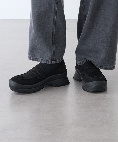 PADRONE（パドローネ）の「【PADRONE】884C Vibram LOAFER TK8840-2009-25C（ローファー・メンズ・ブラック・42/41/40）」の2枚目の写真