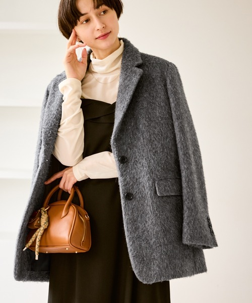 セール】シャギーテーラードジャコット（テーラードジャケット）｜ROPE