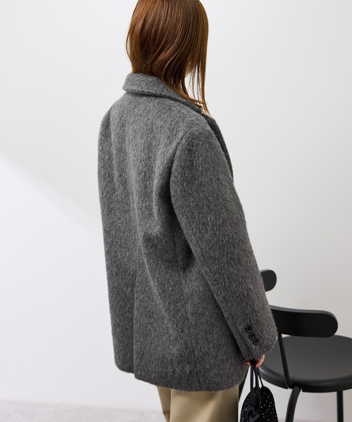 ROPE' PICNIC（ロペピクニック）の「シャギーテーラードジャコット（テーラードジャケット・レディース・グレー・FREE）」の10枚目の写真