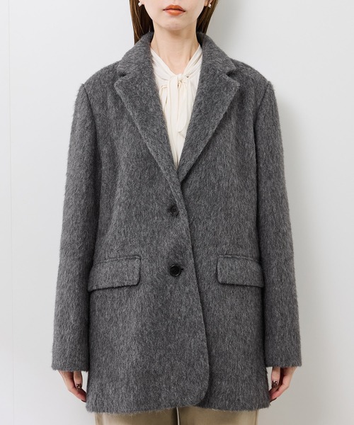 セール】シャギーテーラードジャコット（テーラードジャケット）｜ROPE