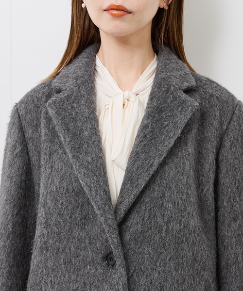 ROPE' PICNIC（ロペピクニック）の「シャギーテーラードジャコット（テーラードジャケット・レディース・グレー・FREE）」の18枚目の写真