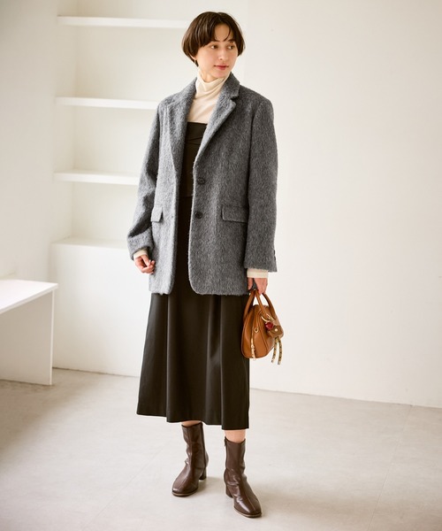 セール】シャギーテーラードジャコット（テーラードジャケット）｜ROPE