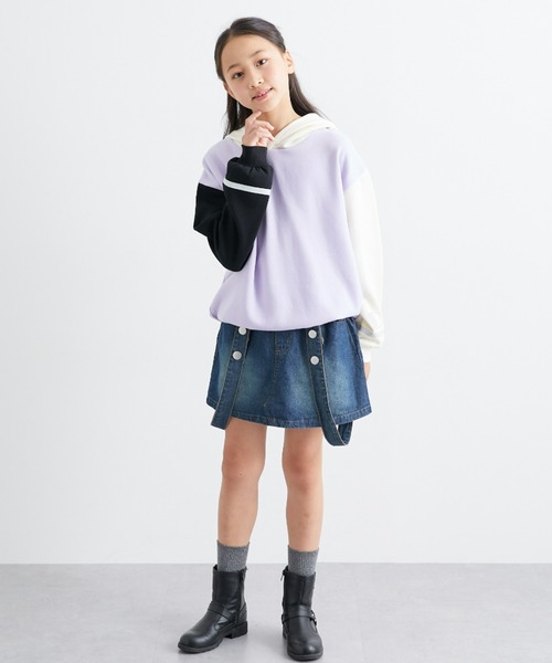 QUNTSTYLE（キュントスタイル）の「サスペンダー付き デニム