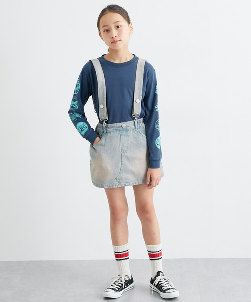 QUNTSTYLE(キュントスタイル)の「サスペンダー付き デニム パンツ QUNTSTYLE(キュントスタイル)の「サスペンダー付き デニム パンツ