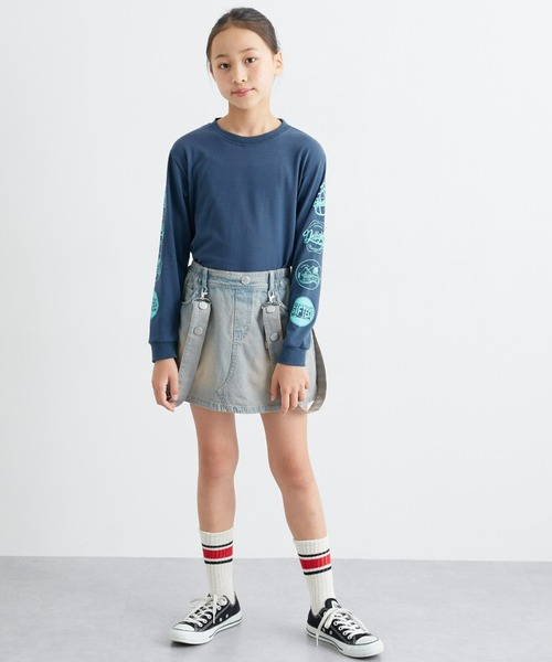 QUNTSTYLE（キュントスタイル）の「サスペンダー付き デニム パンツ