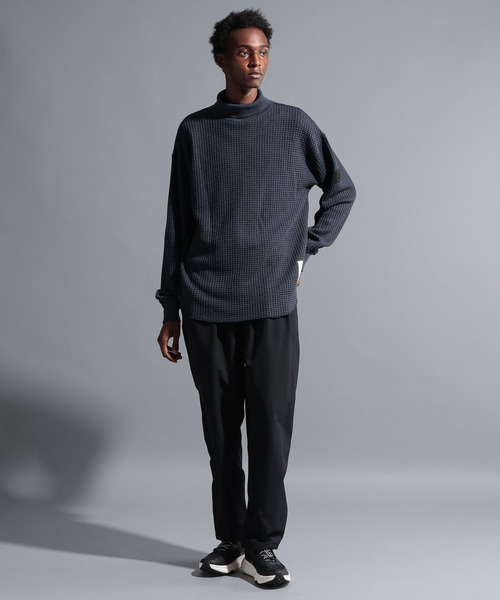 NUMERALS(ヌメラルズ)の「【NUMERALS】サーマルタートル(Tシャツ/カットソー・メンズ・オフホワイト/ブラック/オレンジ/ネイビー・MEDIUM/LARGE)」の21枚目の写真