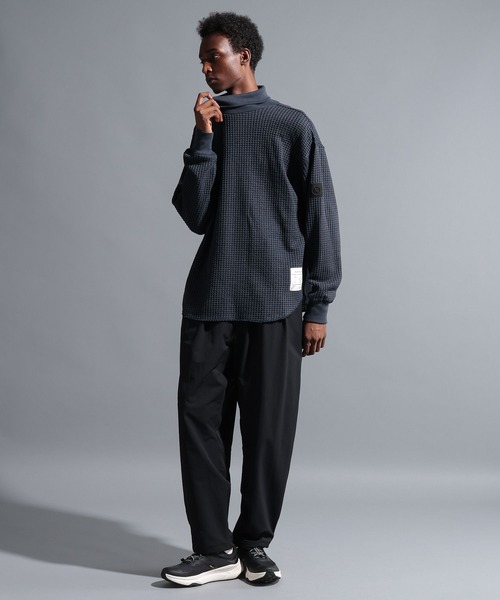 NUMERALS(ヌメラルズ)の「【NUMERALS】サーマルタートル(Tシャツ/カットソー・メンズ・オフホワイト/ブラック/オレンジ/ネイビー・MEDIUM/LARGE)」の22枚目の写真