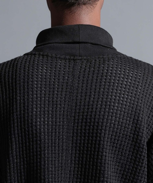 NUMERALS(ヌメラルズ)の「【NUMERALS】サーマルタートル(Tシャツ/カットソー・メンズ・オフホワイト/ブラック/オレンジ/ネイビー・MEDIUM/LARGE)」の7枚目の写真