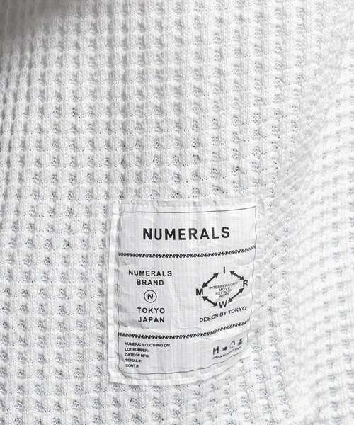 NUMERALS(ヌメラルズ)の「【NUMERALS】サーマルタートル(Tシャツ/カットソー・メンズ・オフホワイト/ブラック/オレンジ/ネイビー・MEDIUM/LARGE)」の8枚目の写真