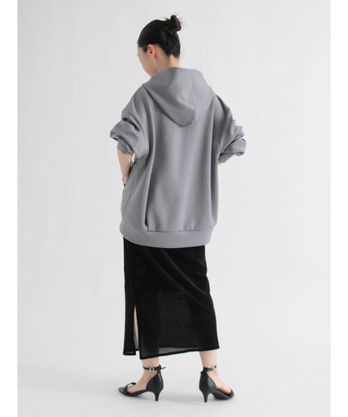 sm2rhythm（サマンサモスモスリズム）の「シアーベロアレイヤードスカート（スカート・レディース・ブラウン/ブラック/グレー・F）」の20枚目の写真