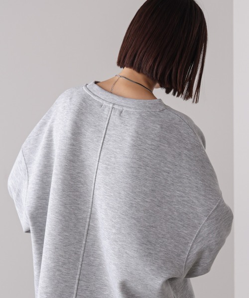 Bou Jeloud(ブージュルード)の「ライトダンボールロゴTシャツ(スウェット・レディース・グレー/チャコールグレー/グレイッシュベージュ・FREE)」の10枚目の写真