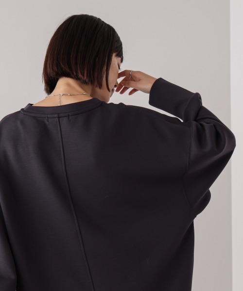 Bou Jeloud(ブージュルード)の「ライトダンボールロゴTシャツ(スウェット・レディース・グレー/チャコールグレー/グレイッシュベージュ・FREE)」の20枚目の写真