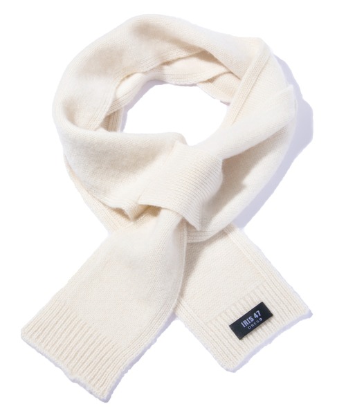 IRIS47(イリスフォーセブン)の「【IRIS 47】cashmere tie stole/カシミア タイ ストール(ストール/ショール・レディース・ホワイト/ライトブルー/ブラック・FREE)」の11枚目の写真