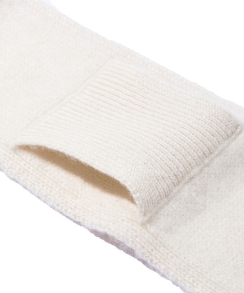 IRIS47(イリスフォーセブン)の「【IRIS 47】cashmere tie stole/カシミア タイ ストール(ストール/ショール・レディース・ホワイト/ライトブルー/ブラック・FREE)」の6枚目の写真