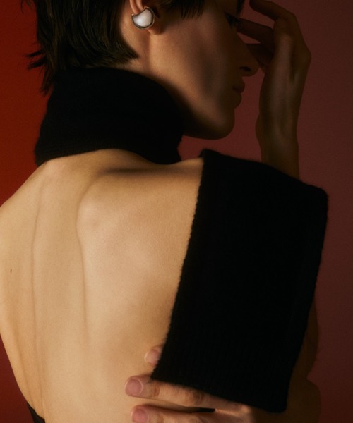 IRIS47(イリスフォーセブン)の「【IRIS 47】cashmere tie stole/カシミア タイ ストール(ストール/ショール・レディース・ホワイト/ライトブルー/ブラック・FREE)」の12枚目の写真