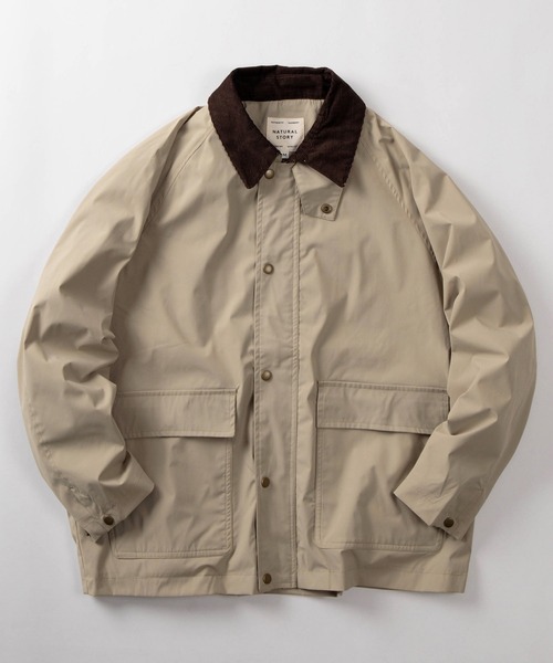 セール】【71】襟コーデュロイ ハンティングジャケット（ブルゾン