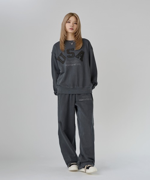 MSG(エムエスジー)の「Buyer's Select/【SET-UP着用可能】USAワッペンピグメントトレーナー スウェット(スウェット・メンズ・ピンク/チャコール/ネイビー・M/L)」の8枚目の写真