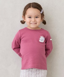 Tシャツ/カットソー（ピンク/桃色系・長袖）ファッション通販