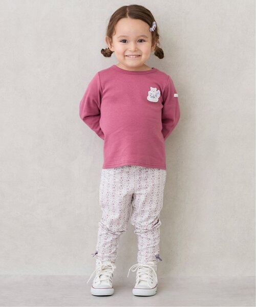 petit main（プティマイン）の「【プティプラ】GIRLS長袖T（Tシャツ/カットソー・キッズ・ブラック/ネイビー/レッド/キナリ/ダークブルー/ラベンダー/アイボリー/ライトブルー/ライトピンク/スモークピンク・100cm/110cm/90cm/80ｃｍ/120cm/130cm）」の19枚目の写真