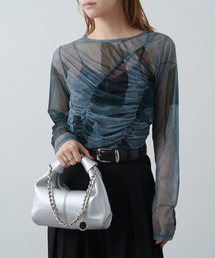 Lui's | ニュアンスプリントシアーロンT(Tシャツ/カットソー)