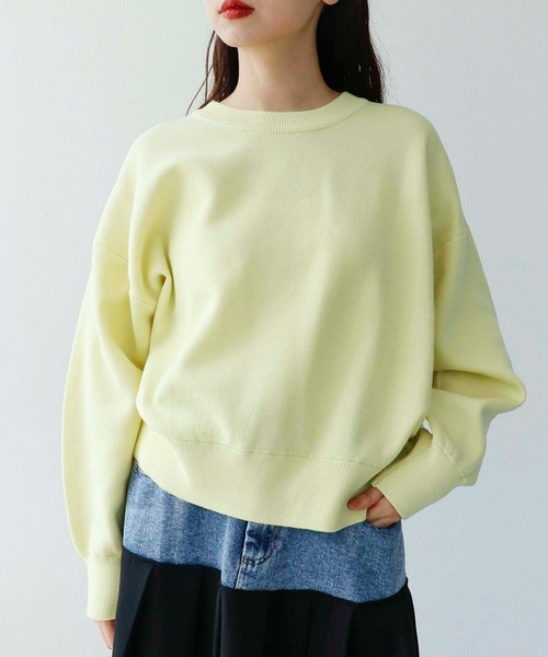 Cepica(セピカ)の「スウェットライククルーネックプルオーバー(Tシャツ/カットソー・レディース・イエロー/ブルー/レッド・FREE)」の3枚目の写真