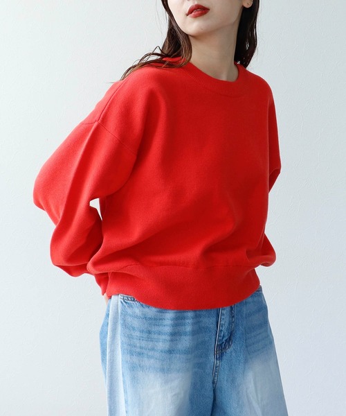 Cepica(セピカ)の「スウェットライククルーネックプルオーバー(Tシャツ/カットソー・レディース・イエロー/ブルー/レッド・FREE)」の10枚目の写真