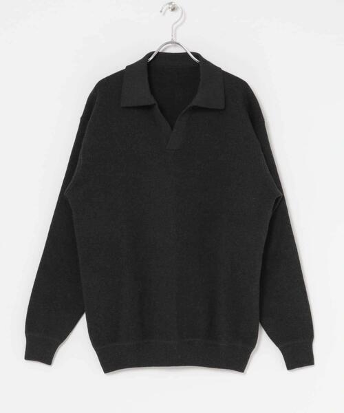 セール】『一部WEB限定カラー』コットンウール スキッパーニット