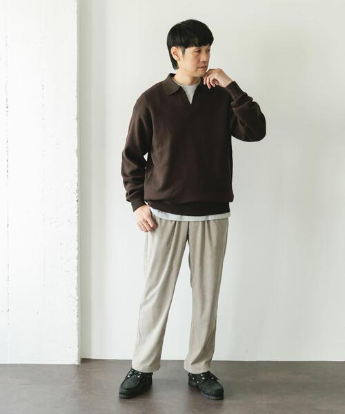 ATON スキッパーニット　25ss FREAK'S STORE｜モール スキッパーポロニット 25AW | Rakuten Fashion