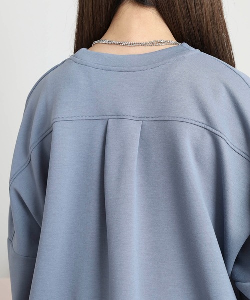 mitis(ミティス)の「mitis ダンボールサイドタックプルオーバー(Tシャツ/カットソー・レディース・アイボリー/ブラック/グレー/ブルーグレー・M)」の22枚目の写真