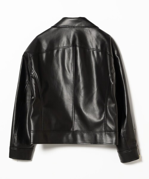 セール】レザーライク ジャケット（S～M）（ライダースジャケット）｜B