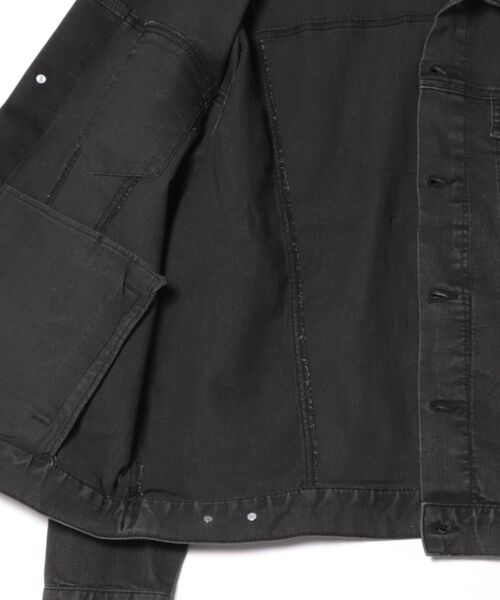 HANES(ヘインズ)の「Hanes ストレッチデニムGジャン(デニムジャケット・メンズ・ブルー/ブラック/サックスブルー/ネイビー・SMALL/MEDIUM/X-LARGE/LARGE)」の5枚目の写真