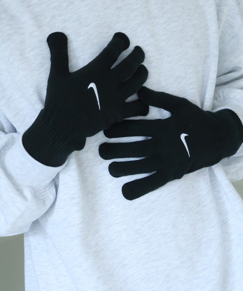 NIKE（ナイキ）の「【NIKE/ナイキ 】ナイキ ニット スウォッシュ グローブ3.0（手袋・メンズ・ブルー/ブラック/ピンク・M/S/L）」の10枚目の写真