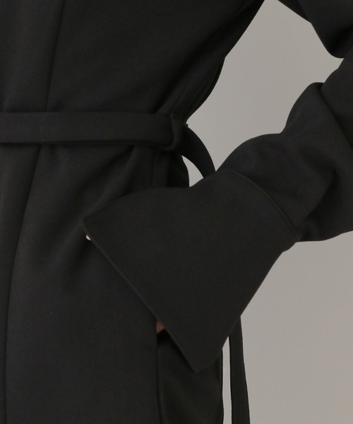 A part by（アパートバイ）の「クレープノーカラージャケット（ノーカラージャケット・レディース・アイボリー/ブラック・FREE）」の19枚目の写真