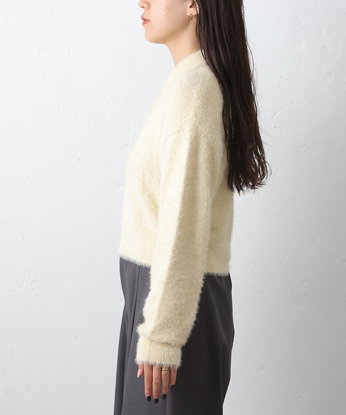 COLONY 2139（コロニートゥーワンスリーナイン）の「シャギーポロニット（ニット/セーター・レディース・ブラウン/グレー/アイボリー/ブラック・FREE）」の22枚目の写真
