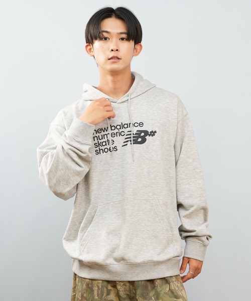 NEW BALANCE（ニューバランス）の「new balance/ニューバランス プルオーバー パーカー スウェット 裏毛 ヌメリック フレンチテリー フーディー Numeric French Terry Hoodie MT51954（パーカー・メンズ・ブラック/グレー/インディゴブルー・M/L/XL/2XL）」の11枚目の写真