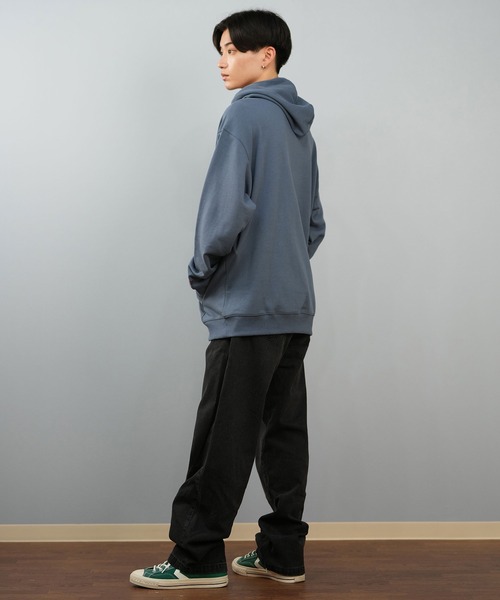 NEW BALANCE（ニューバランス）の「new balance/ニューバランス プルオーバー パーカー スウェット 裏毛 ヌメリック フレンチテリー フーディー Numeric French Terry Hoodie MT51954（パーカー・メンズ・ブラック/グレー/インディゴブルー・M/L/XL/2XL）」の21枚目の写真