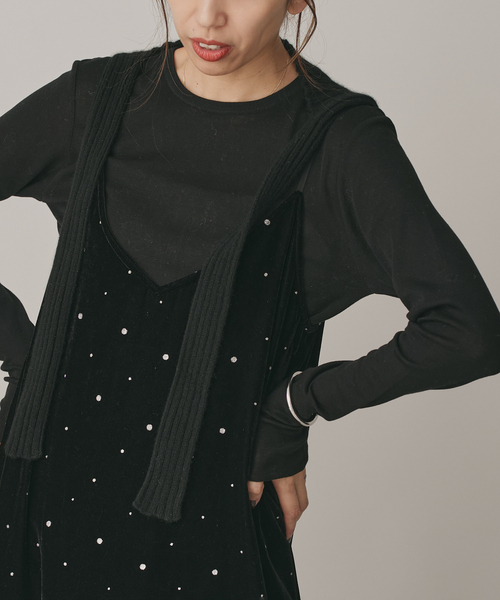 IENA（イエナ）の「80セーターマシンプルオーバー（Tシャツ/カットソー・レディース・ブラック/アイボリー/レッド/ピンク・FREE）」の3枚目の写真