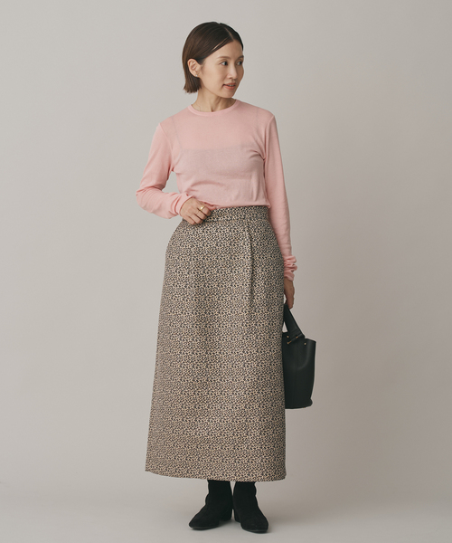 IENA（イエナ）の「80セーターマシンプルオーバー（Tシャツ/カットソー・レディース・ブラック/アイボリー/レッド/ピンク・FREE）」の8枚目の写真