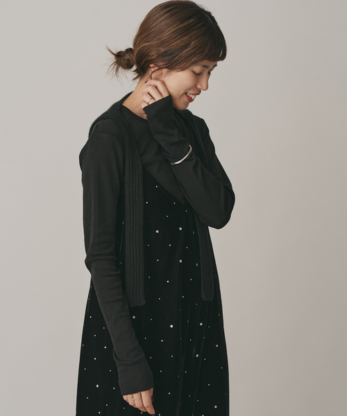 IENA（イエナ）の「80セーターマシンプルオーバー（Tシャツ/カットソー・レディース・ブラック/アイボリー/レッド/ピンク・FREE）」の12枚目の写真