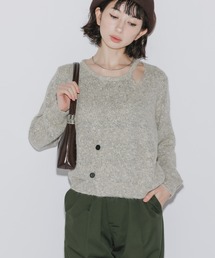 AO2 | 2WAY Melange Knit Cardigan / 2WAYメランジニットカーディガン(ニット/セーター)